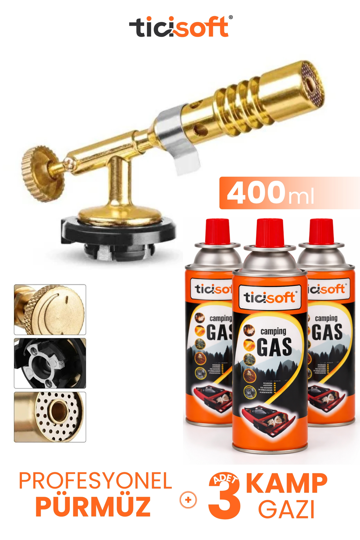 しょう ピクノプレシャス 120包 Ticisoft Pürmüz 1300° Gazlı Torch Jet Çakmak Alev Tabancası Pirinç