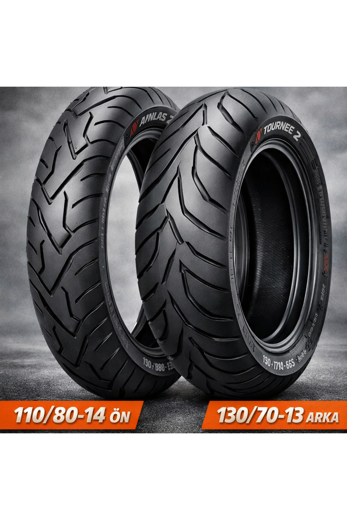 AnLs Honda PCX Lastik Takımı 2020-2026 Tournee 2 110/80-14 Ön 130