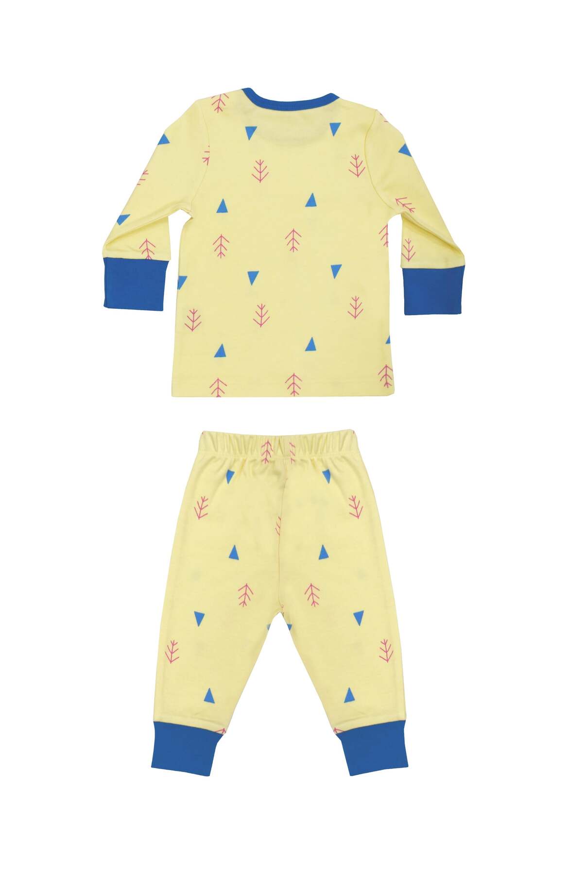 OrganicKid Mix Bebek Sarı Pijama Takım fotoğrafı 2 (önizleme)