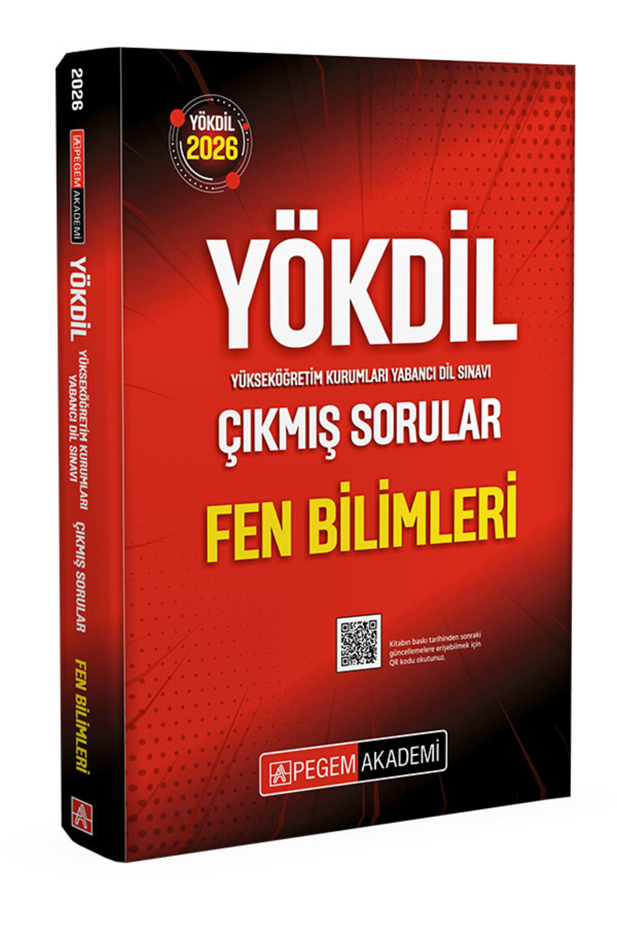 Pegem Akademi Yayıncılık 2026 YÖKDİL Fen Bilimleri Çıkmış Sorular