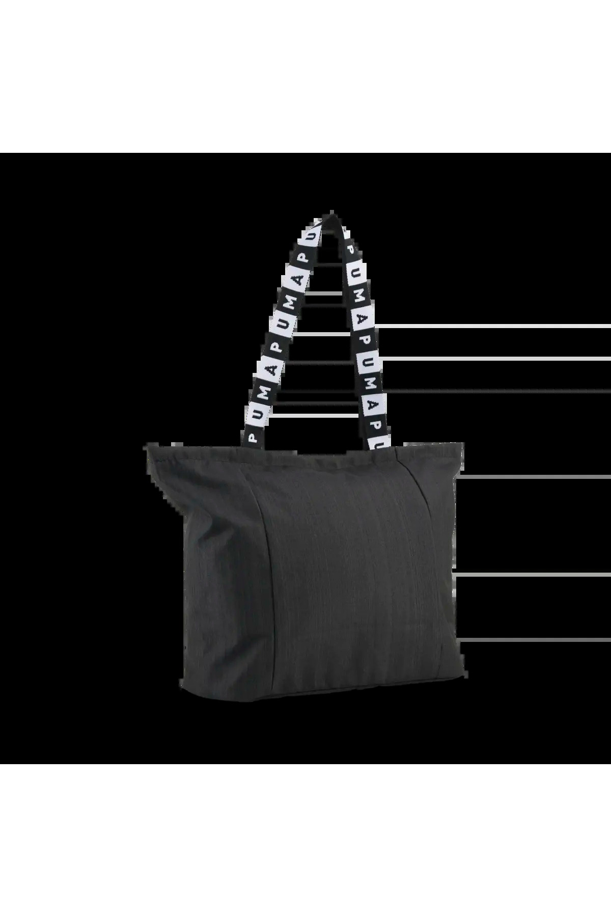 Puma BASE Shopper Siyah Omuz Çantası görsel 2
