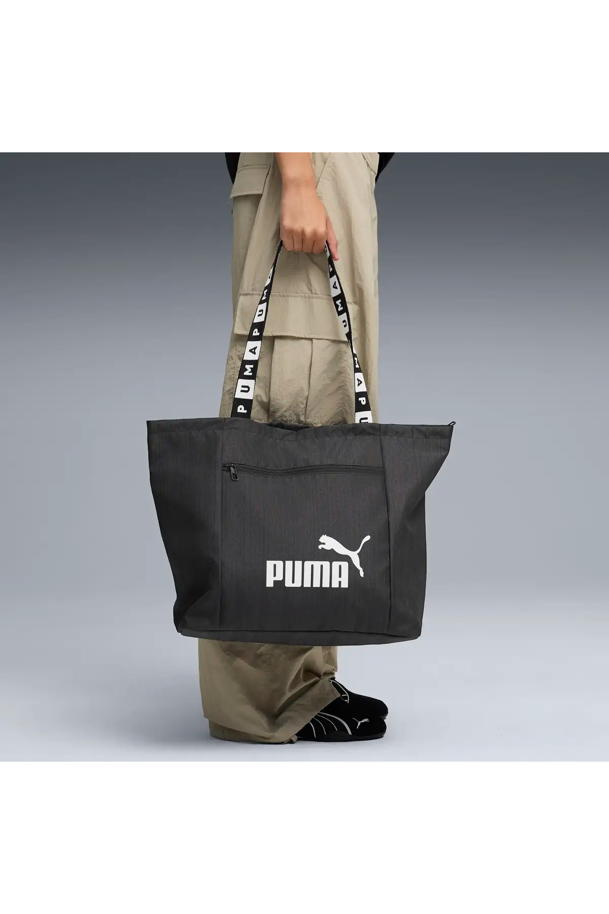 Puma BASE Shopper Siyah Omuz Çantası görsel 3