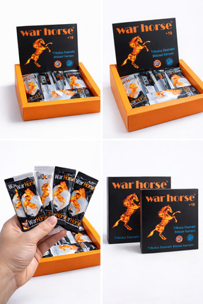 diğer588 War Horse Tribulus Ekstraktlı Bitkisel Karışım – Tek Kullanımlık Saş...