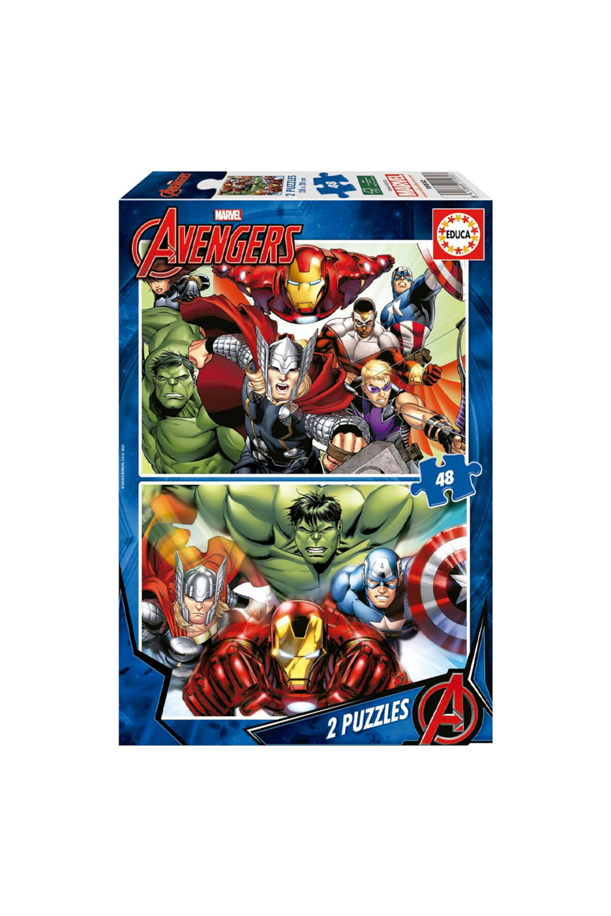 EDUCA Puzzle 2X48 Parça Marvel Avengers 15932 - Fiyatı, Yorumları