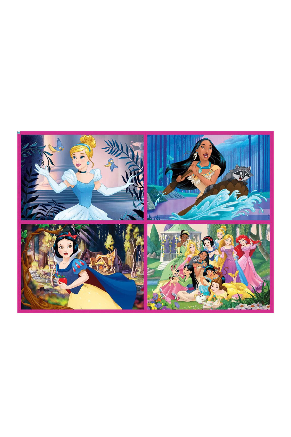 EDUCA Puzzle 4lü Set Disney Princess 17637 - Fiyatı, Yorumları