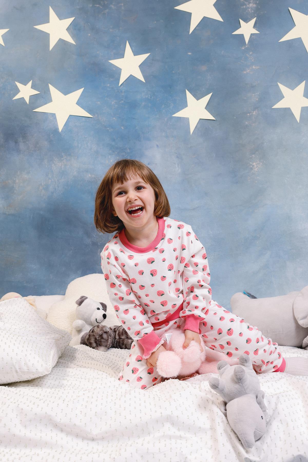 Perendi Kız Çocuk %100 Pamuk Pijama Takımı fotoğrafı 5 (önizleme)