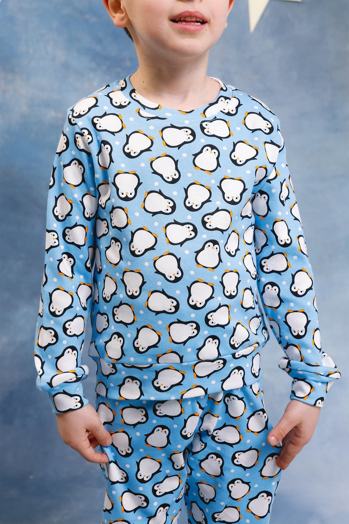 Perendi Erkek Çocuk %100 Pamuk Pijama Takımı fotoğrafı 5 (önizleme)