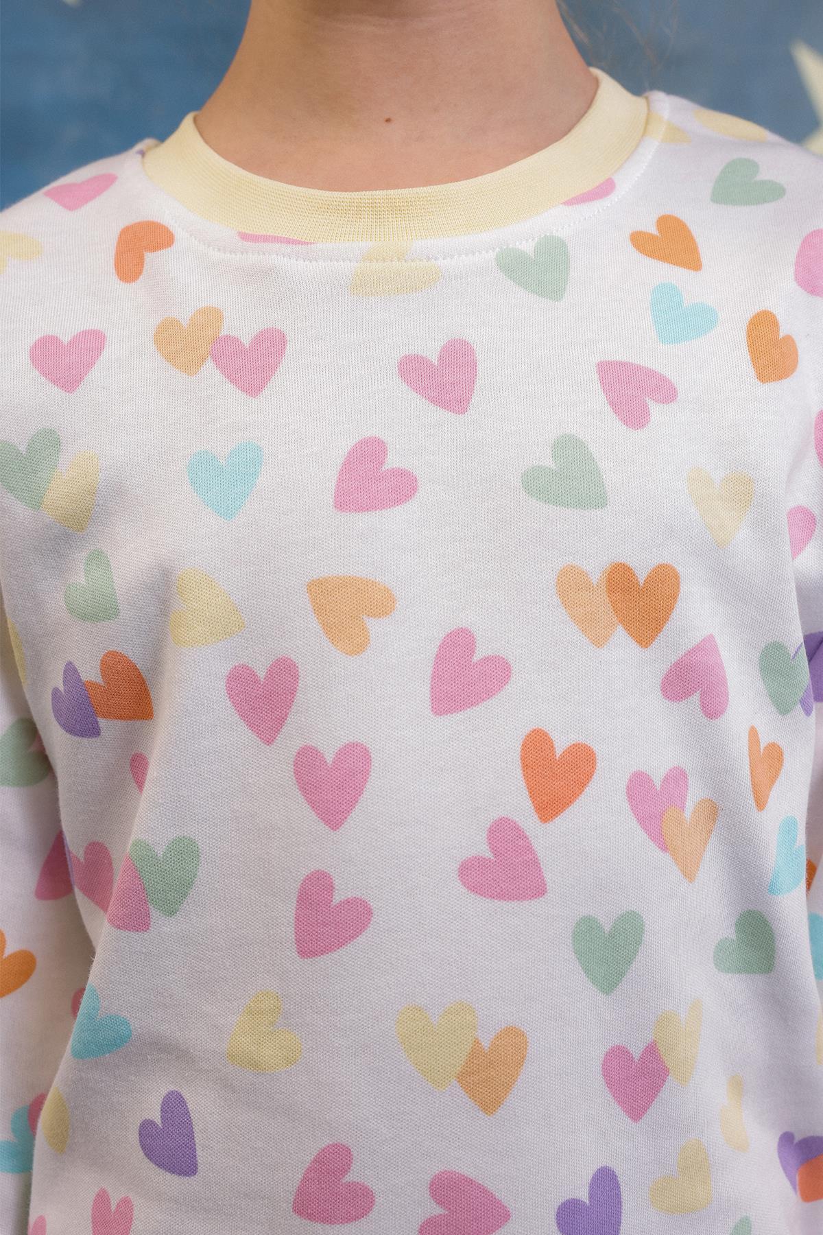 Perendi Kız Çocuk %100 Pamuk Pijama Takımı fotoğrafı 4 (önizleme)