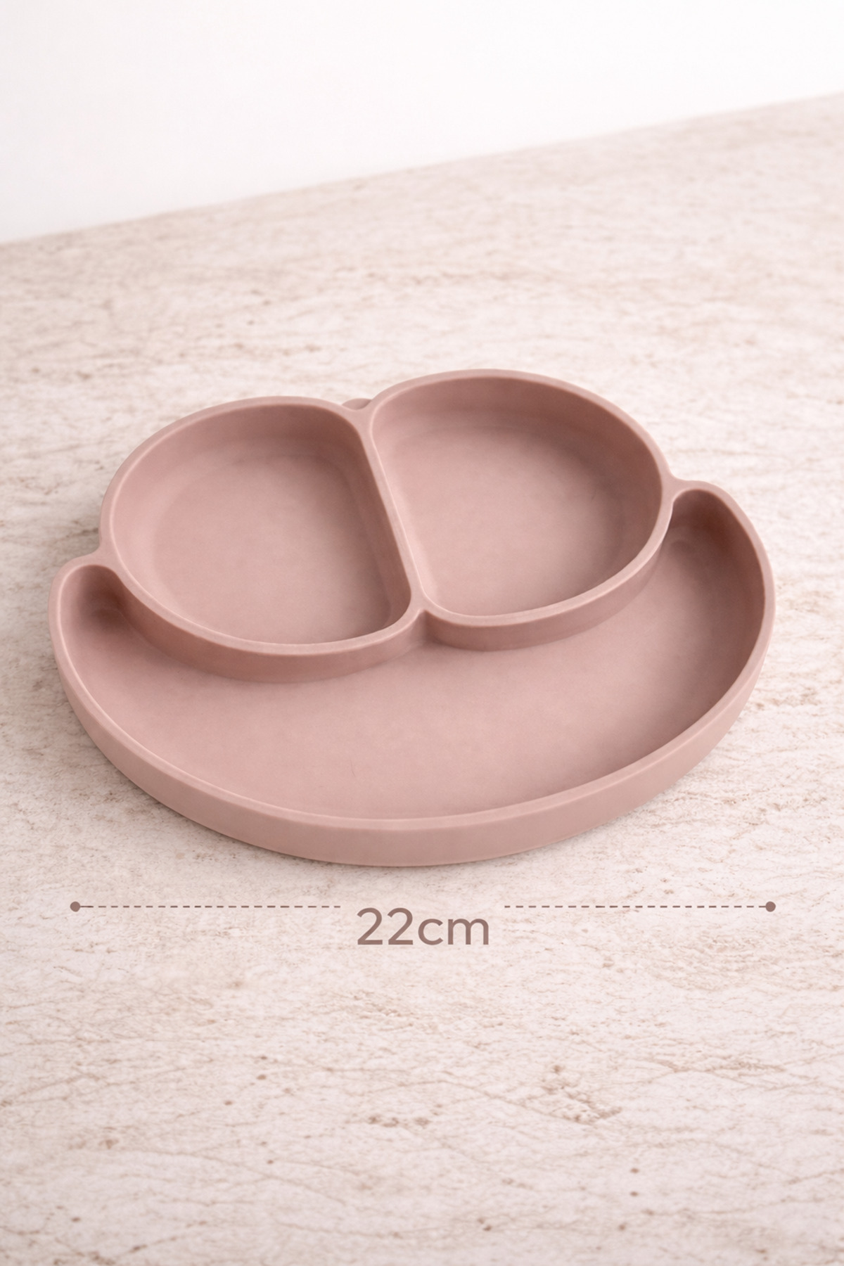 evolis kitchen 1Adet Silikon Vakumlu Mama Tabağı (Soft Mocha) fotoğrafı 3 (önizleme)
