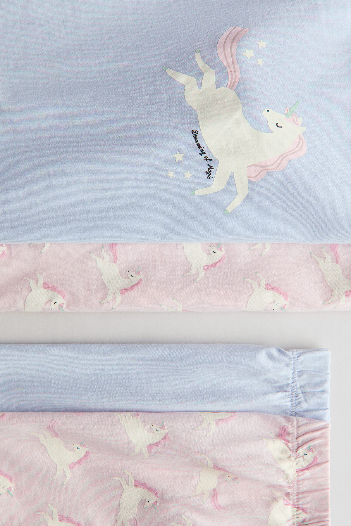 H&M 2'li Pamuklu ve Baskılı Pijama Takımı fotoğrafı 2 (önizleme)