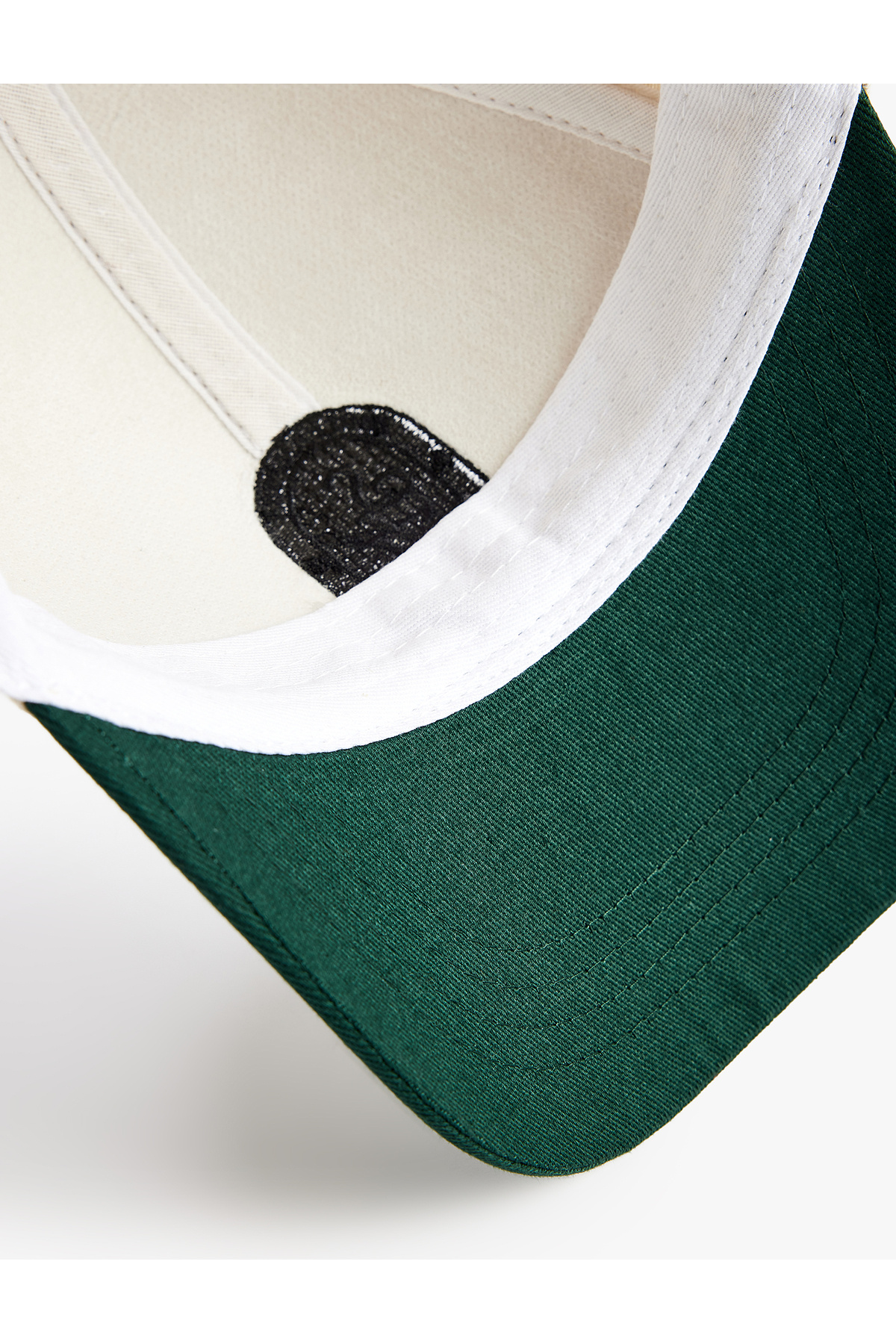 Koton  Nakışlı Pamuklu Renk Kontrastlı Kep Şapka - Görsel 4