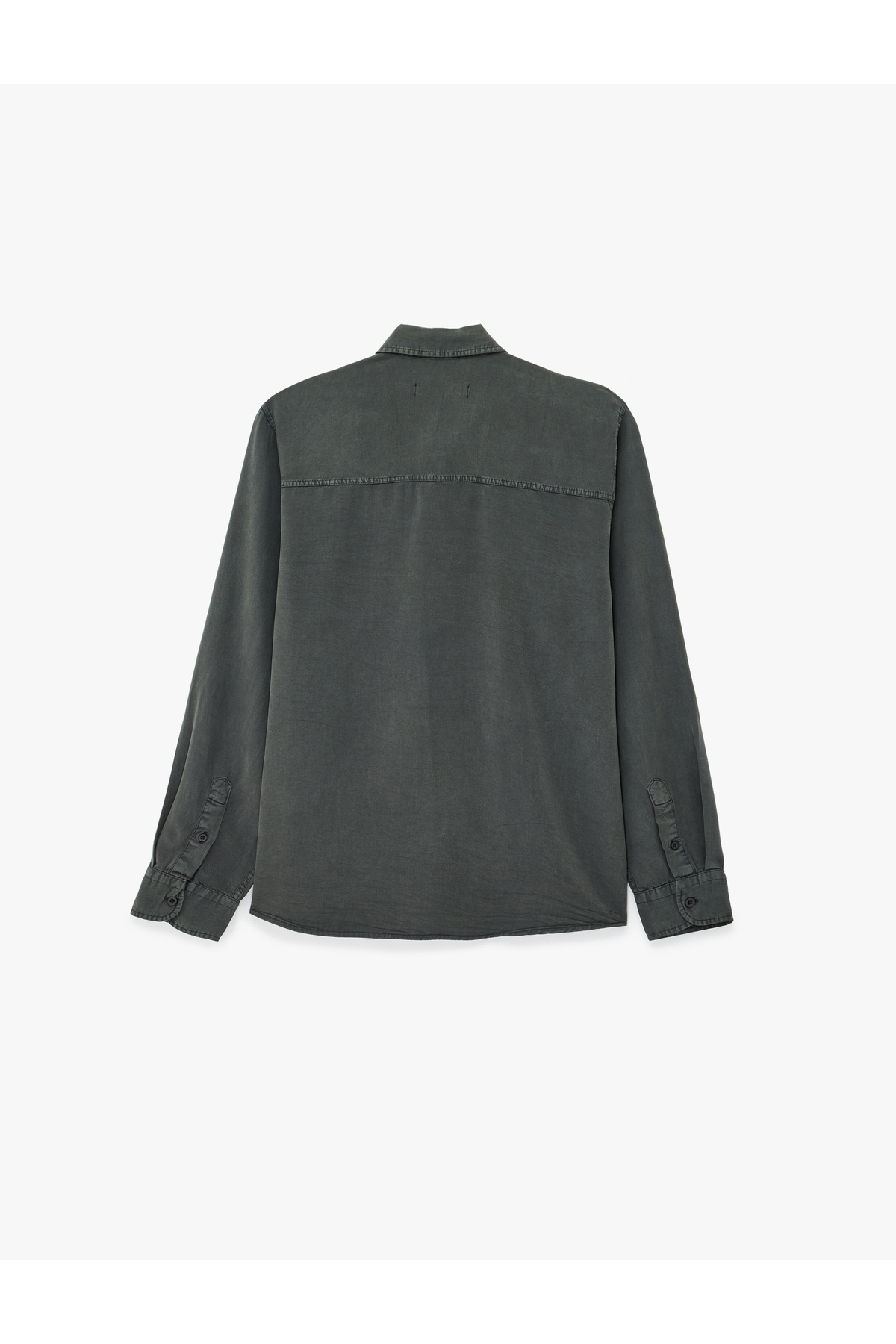 Koton  Regular Fit Düğmeli Uzun Kollu Klasik Yaka Gömlek - Görsel 2