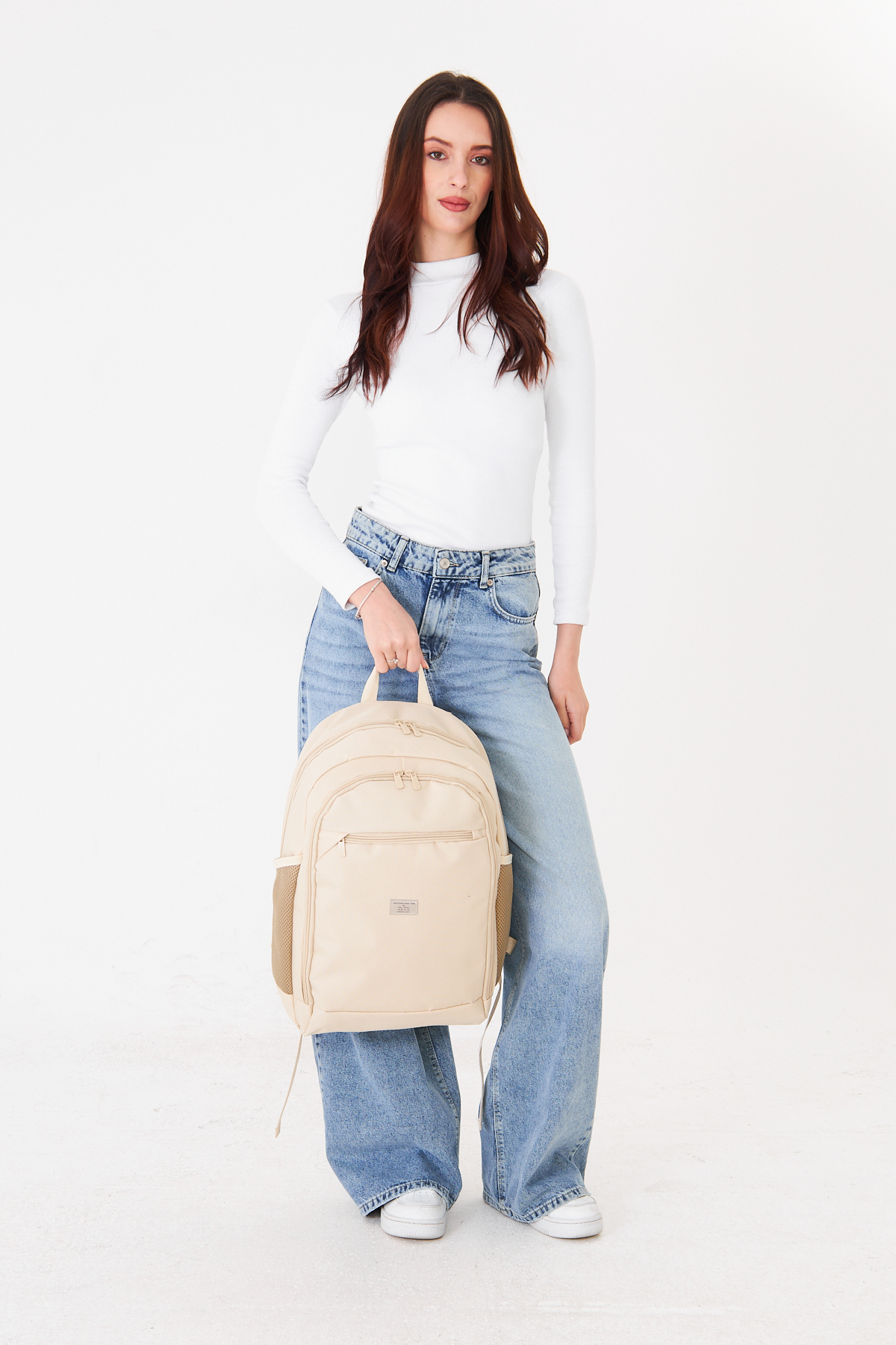 Superbag Su Geçirmez Sırt Çantası 3 Bölmeli | Günlük Okul Seyahat Laptop Çantası Unisex görsel 6