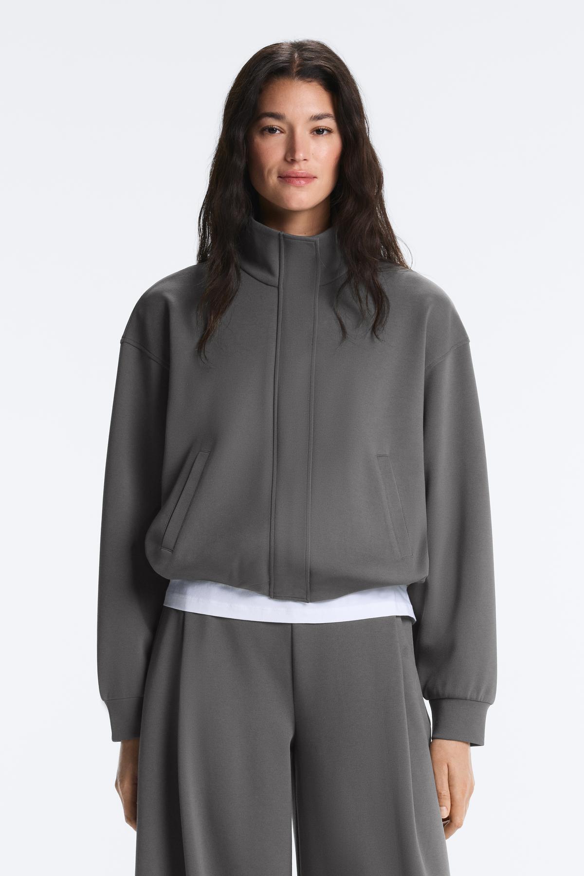 Cotton pique jacket