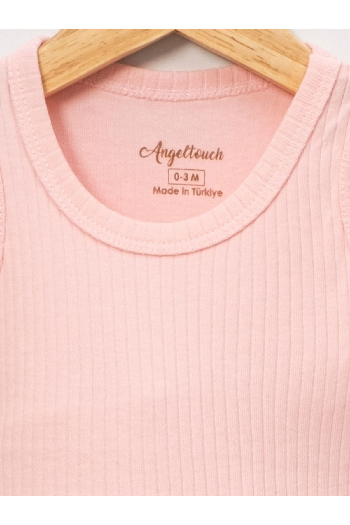 Angeltouch Pamuklu Kız Erkek Bebek Çocuk Body Askılı Raporlu Renkli fotoğrafı 2 (önizleme)