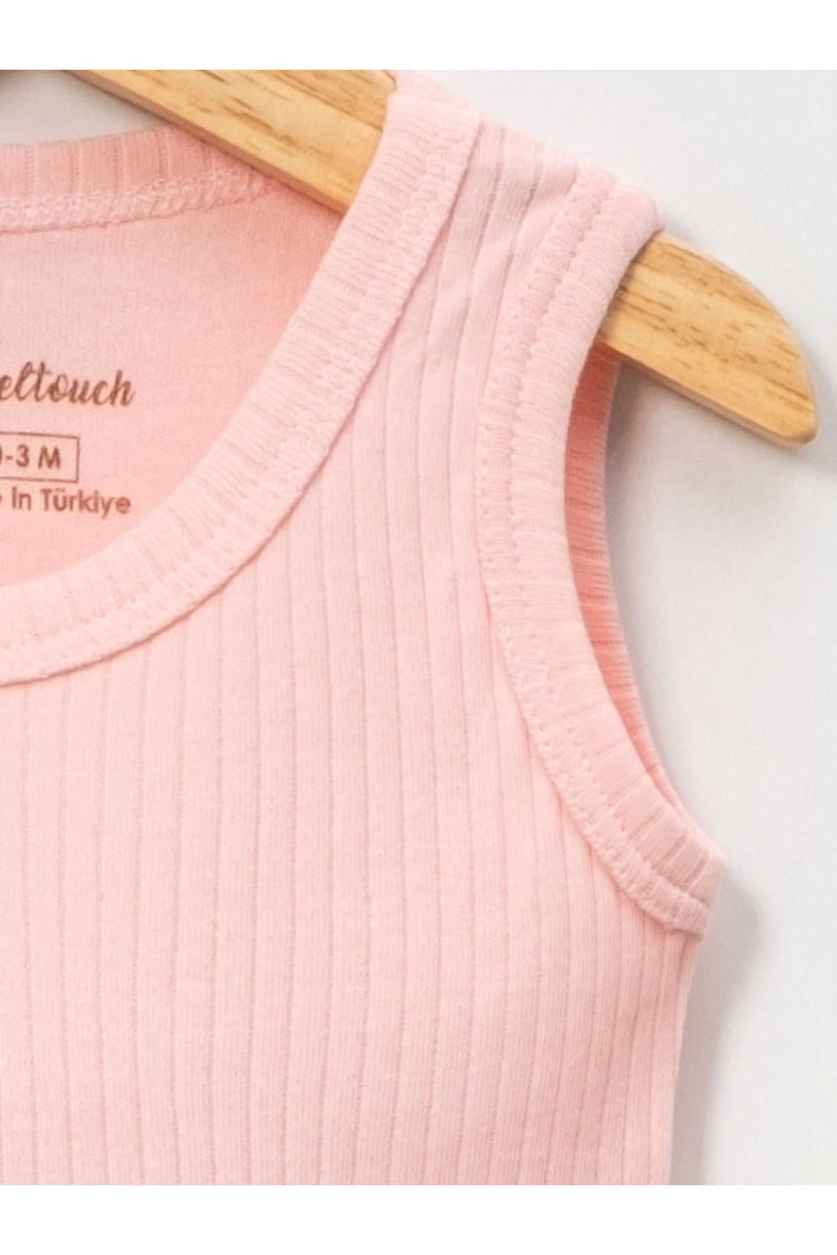 Angeltouch Pamuklu Kız Erkek Bebek Çocuk Body Askılı Raporlu Renkli fotoğrafı 3 (önizleme)