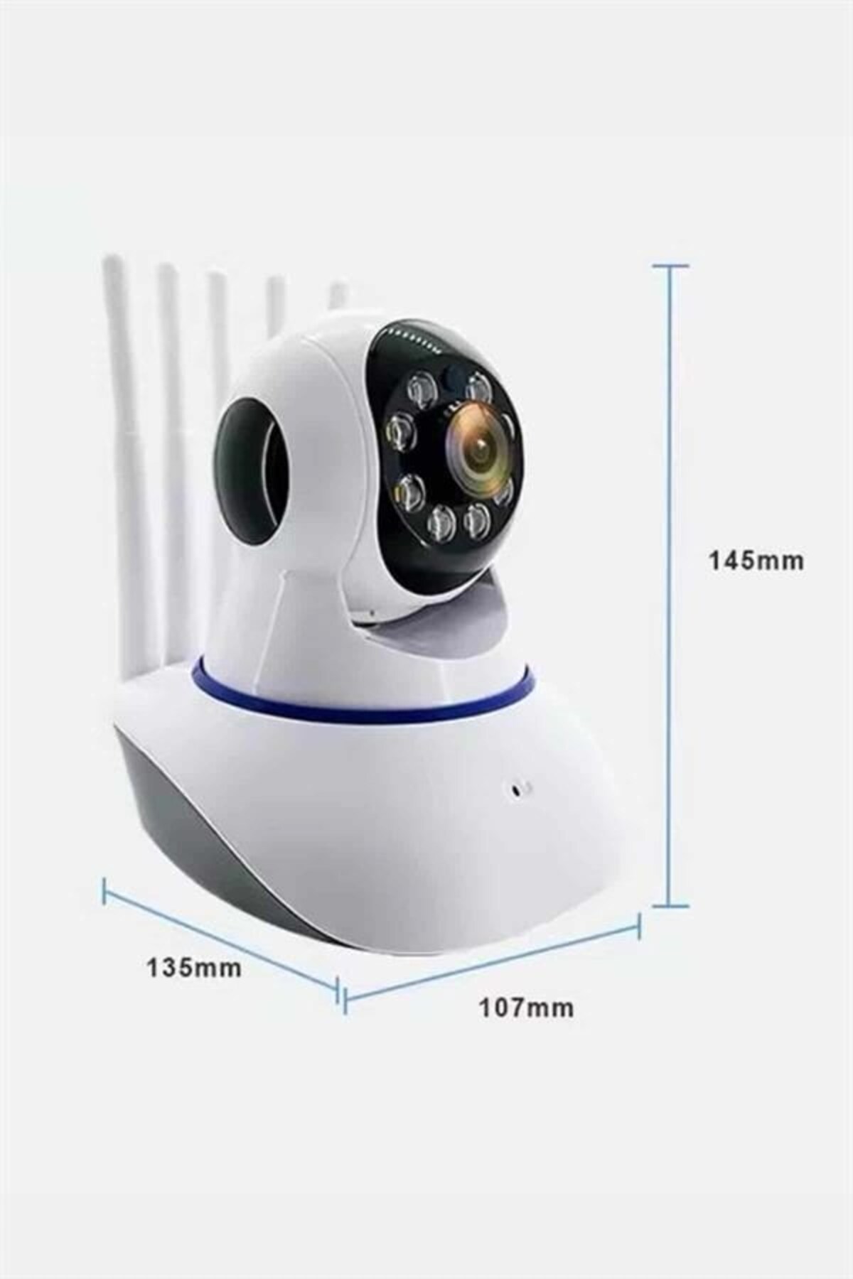 Urfakent Akıllı Gece Görüşlü Sensörlü Wifi Kamera Telefondan Takip Edilebilir fotoğrafı 4 (önizleme)