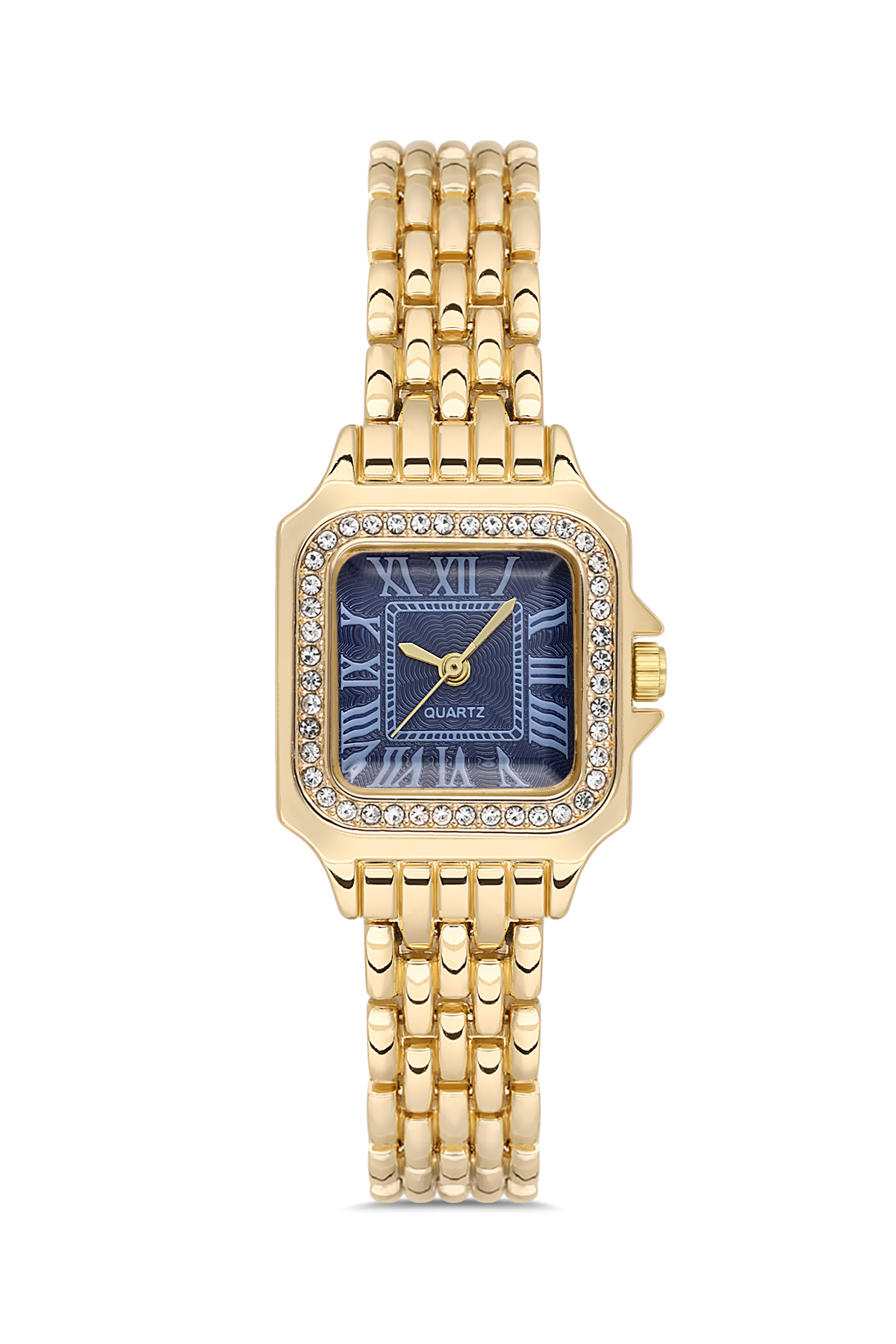Women Square Rhinestone Minimal Wrist Watch TCTSR008108S0530