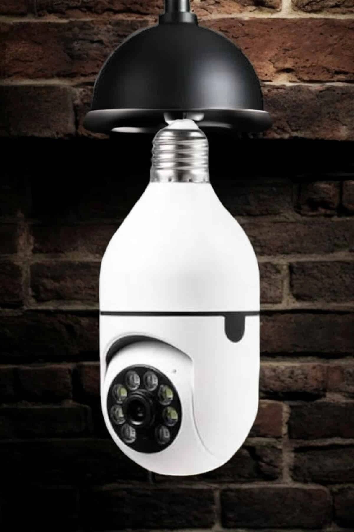 Urfakent Wifi Kamera Duylu Ampul Görünümlü 360 Derece Dönebilen Ev Kamerası fotoğrafı 5 (önizleme)