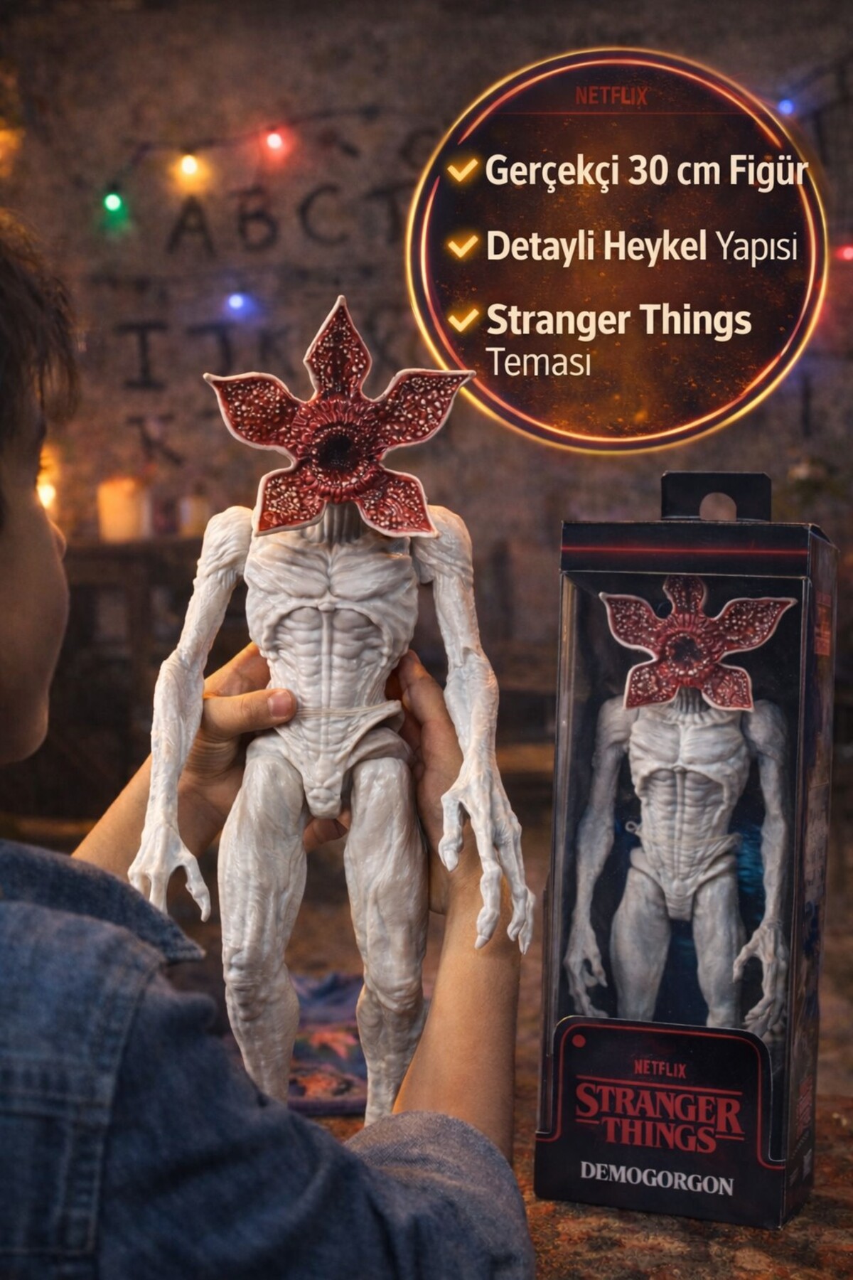 TOYFEST Stranger Things Jazwares Netflix Demogorgon 30 CM Figür