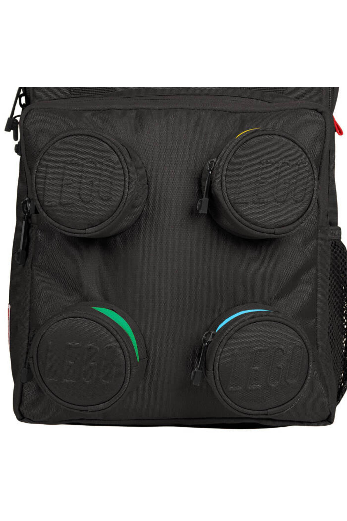 LEGO 20205B-0354 2x2 LEGO® Yapım Parçası Sırt Çantası - Siyah - Çok Renkli fotoğrafı 3 (önizleme)