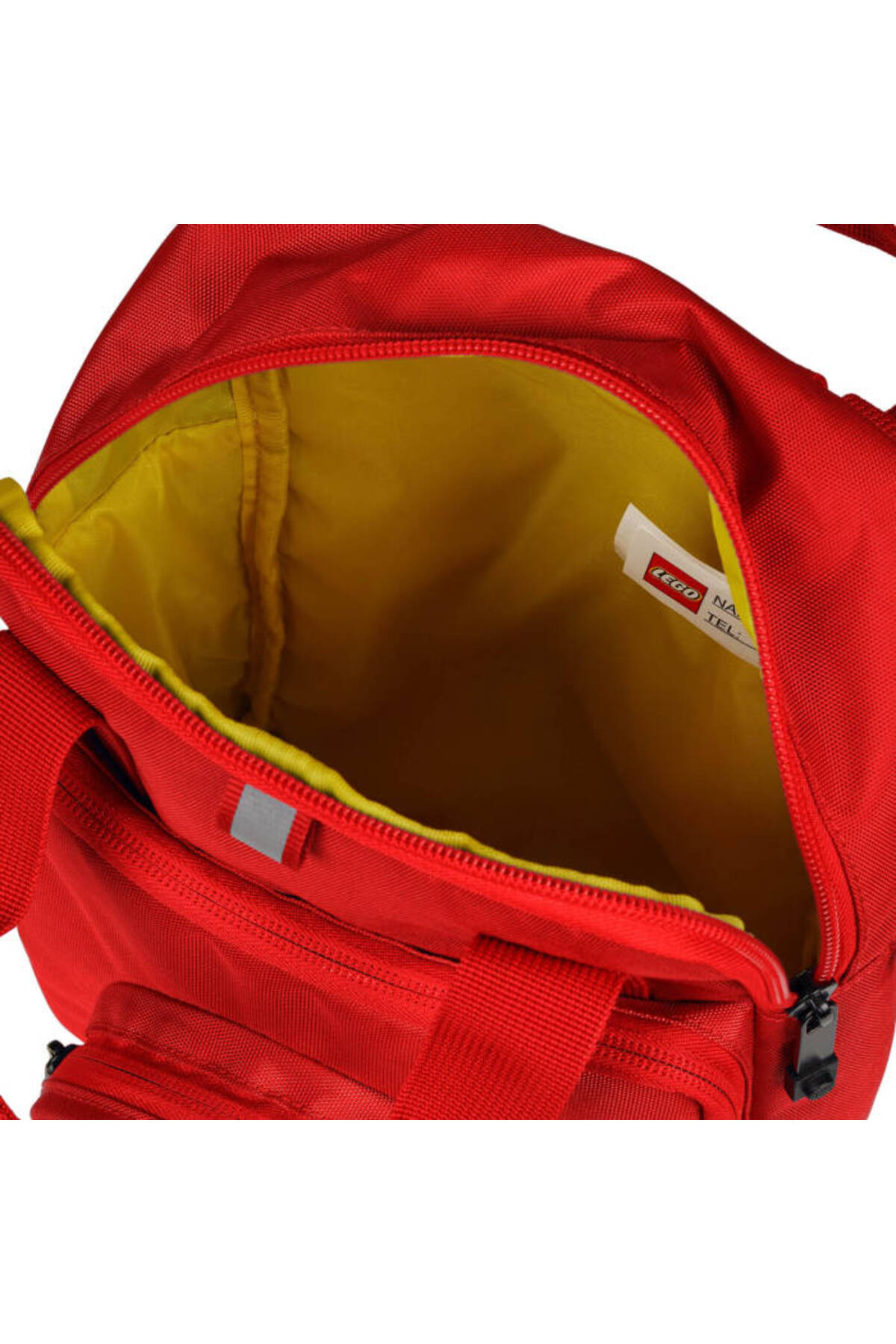 LEGO 20206B-0021 1x1 LEGO® Yapım Parçası Çocuk Sırt Çantası - Kırmızı fotoğrafı 4 (önizleme)