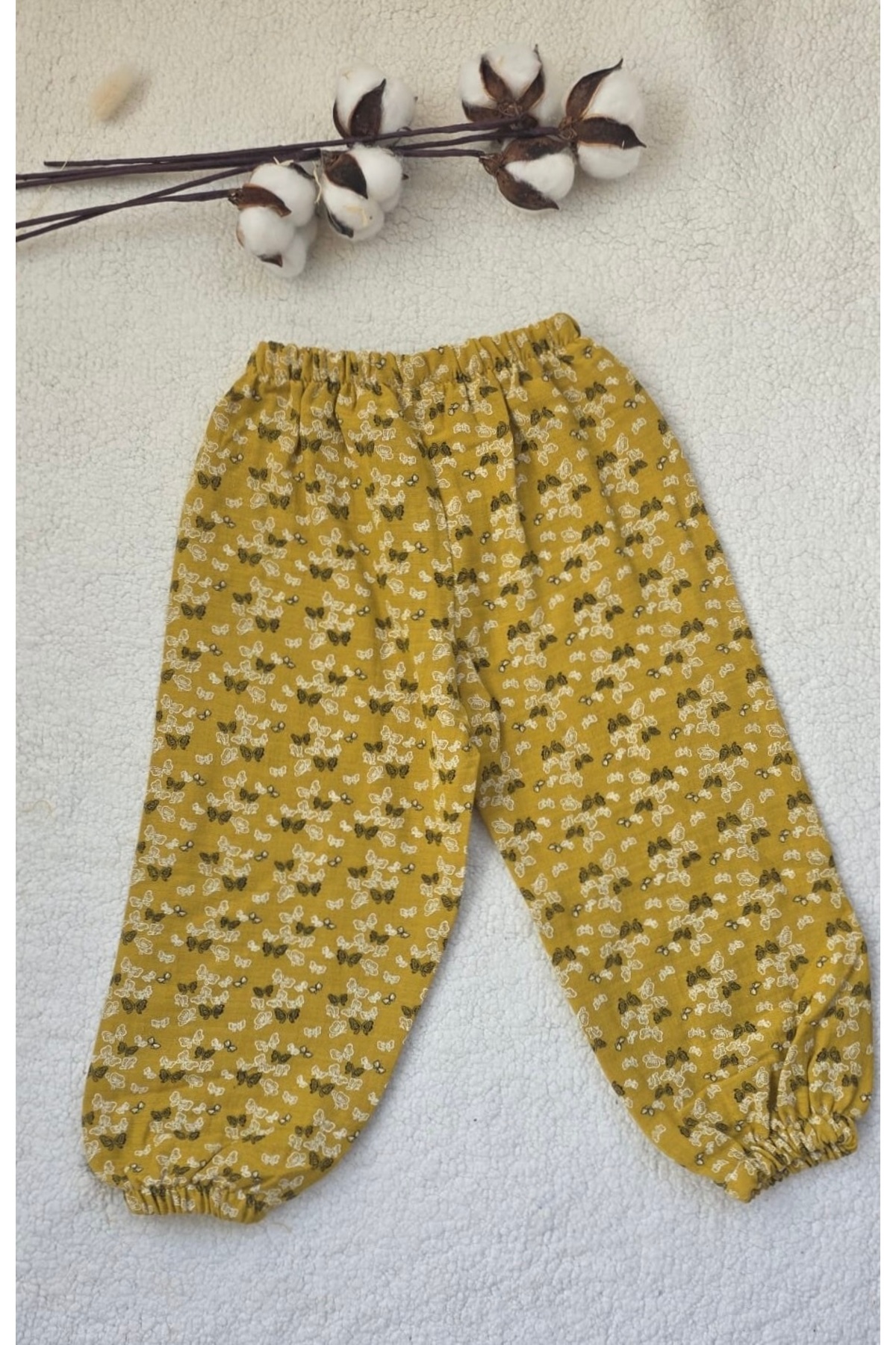 Bilge Trend KIZ BEBEK , ÇOCUK MÜSLİN , FIRFIRLI ÖNDEN DÜĞMELİ 2 PARÇA PAMUKLU PİJAMA TAKIMI fotoğrafı 4 (önizleme)