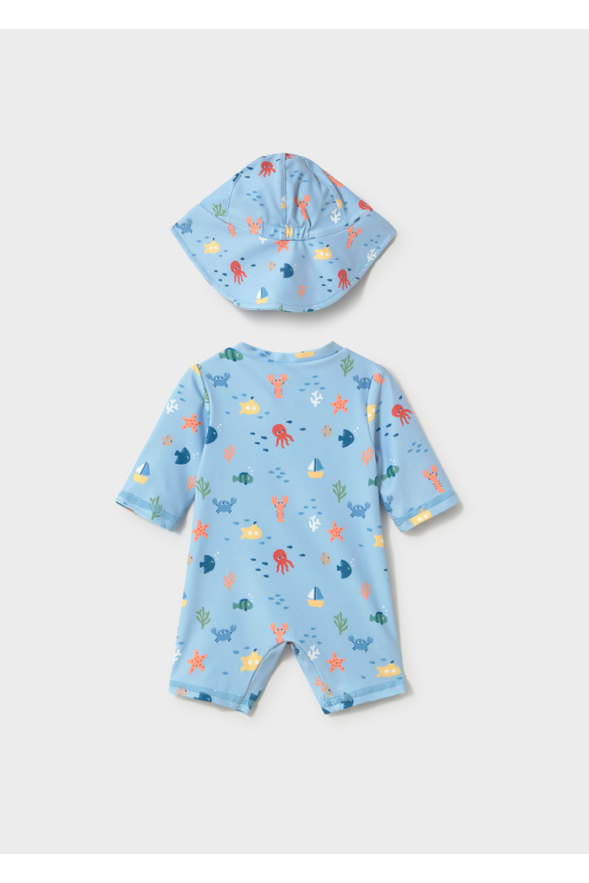 Mayoral 6-18 AY ARASI MAYO ŞAPKA SET - MAVİ fotoğrafı 2 (önizleme)