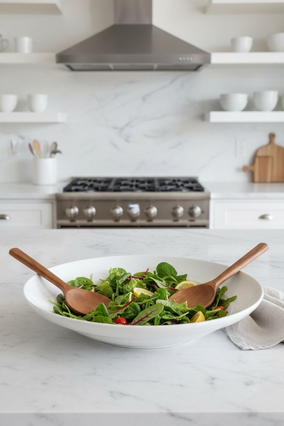 Akasya Ahşap Servis Kaşığı Seti 2’li | Doğal Tahta Kaşık