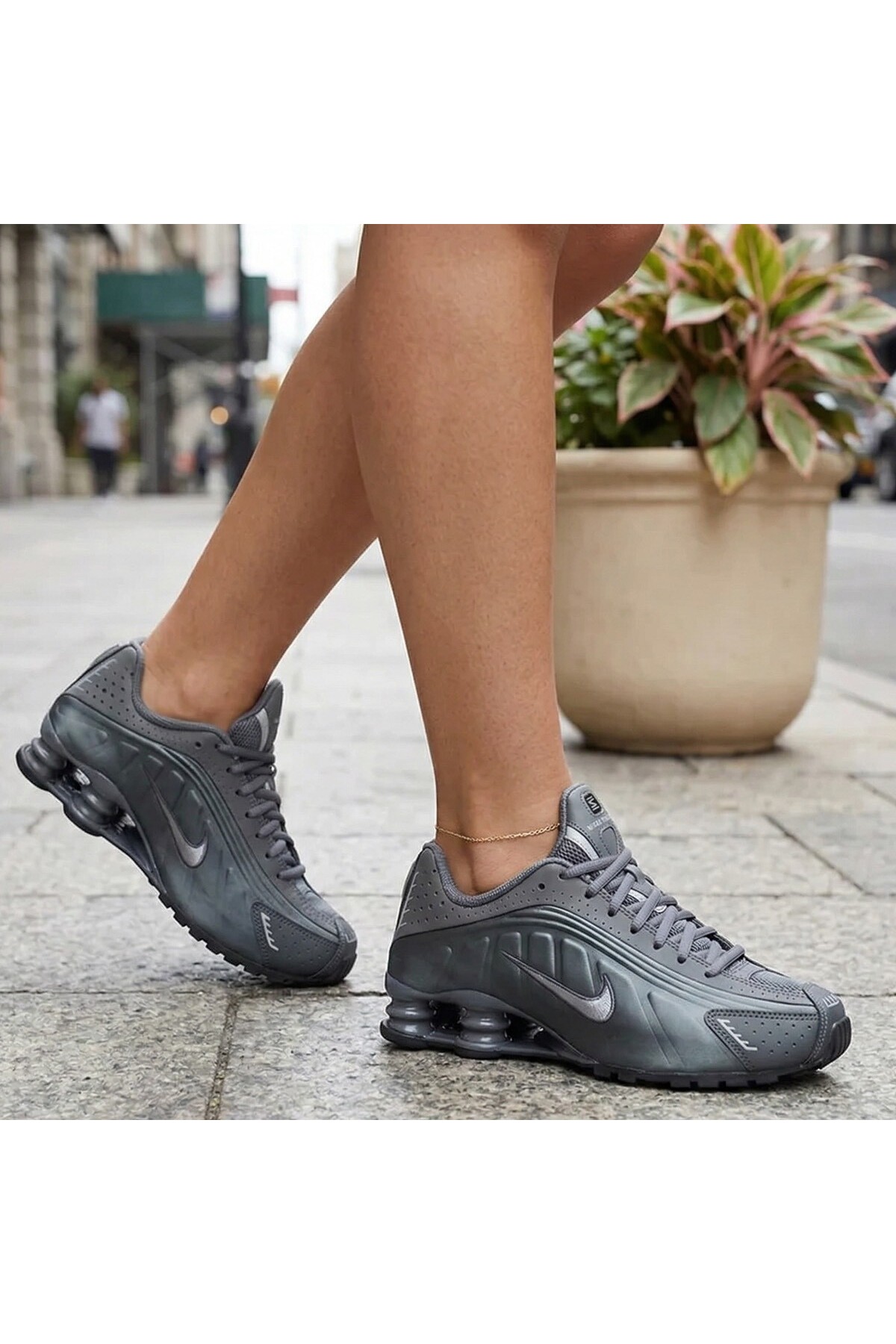 Nike Shox R4 Gri Günlük Spor Ayakkabı Sportie - Fiyatı, Yorumları