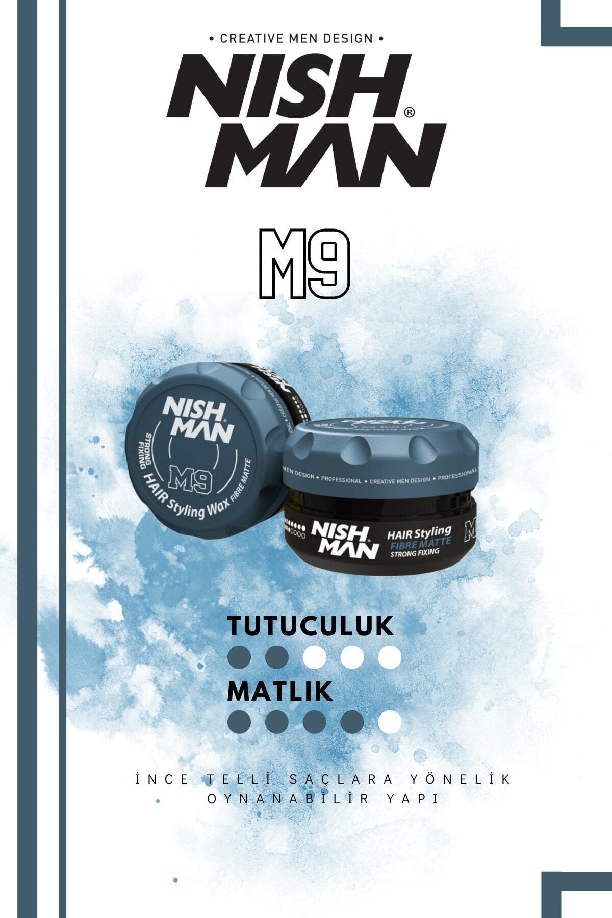 واکس مات حالت دهنده مو M9، 100 میلی لیتر / + حالت دهنده Trak / 400 میلی لیتر، شامپوی بدون نمک، هدیه — NGMW9987198 — تصویر 2 از 3