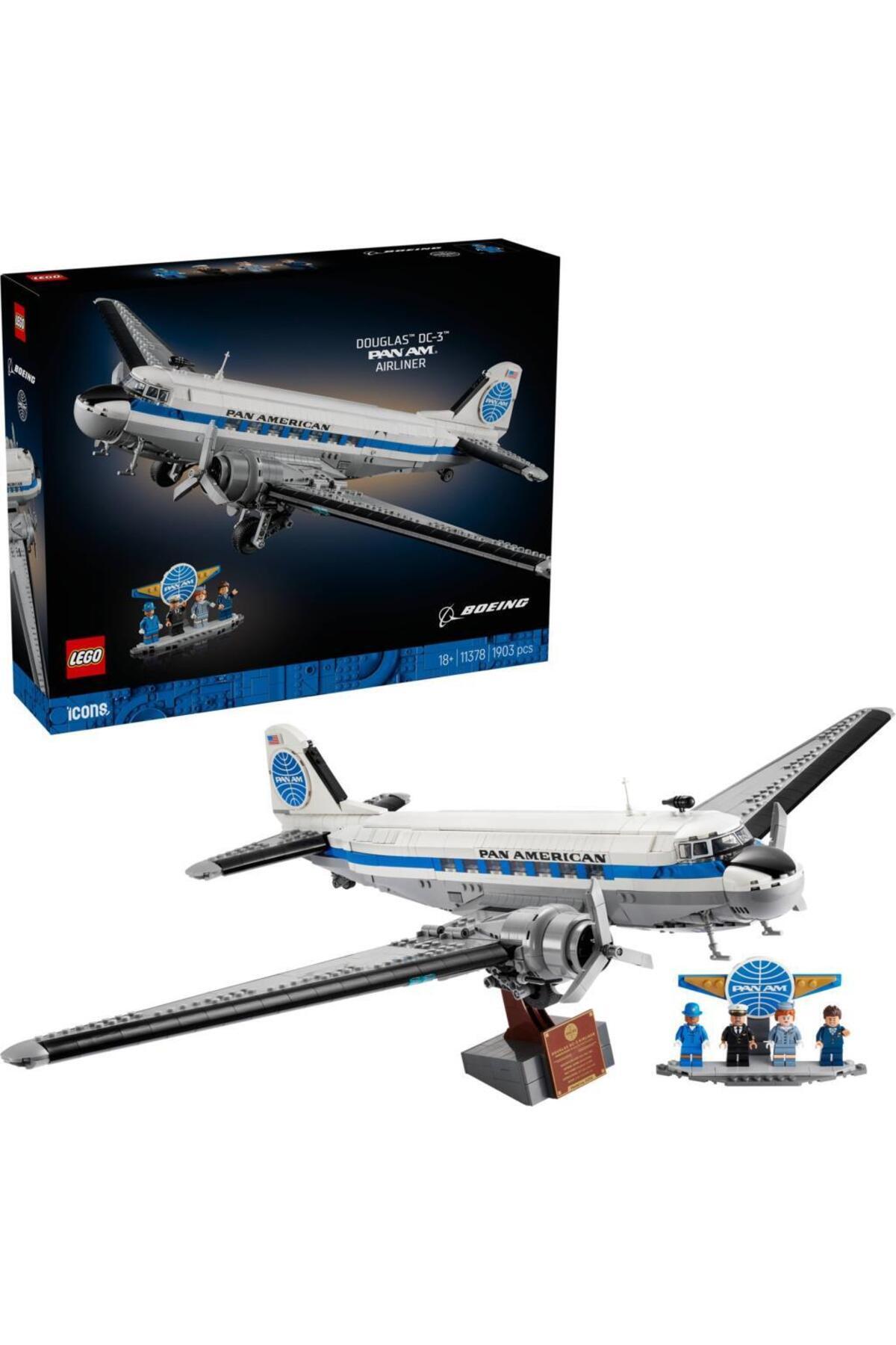 LEGO 11378 Icons Douglas™ DC-3™ PAN AM® Uçağı fotoğrafı 4 (önizleme)