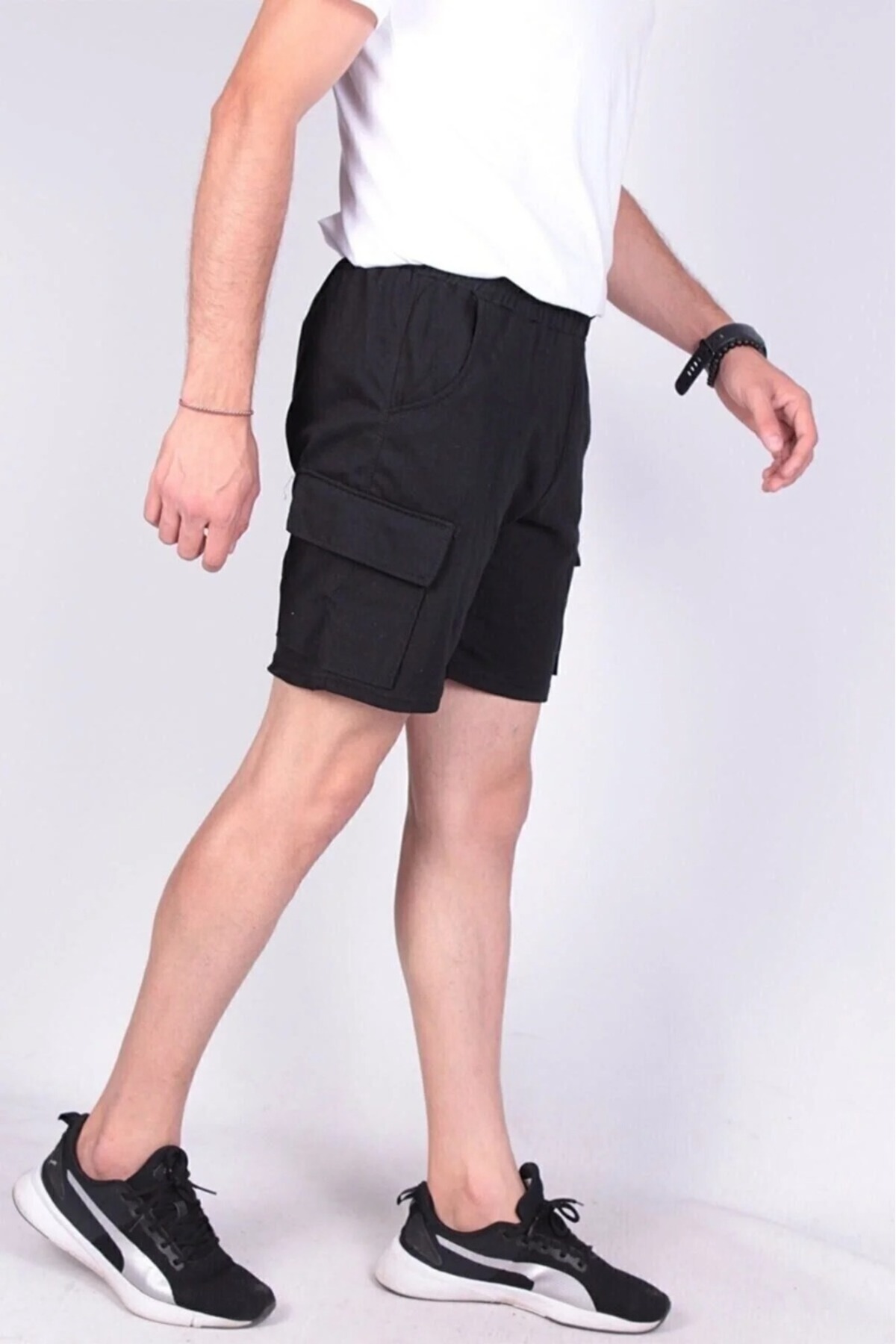 UygunModa KARGO CEPLİ SLİMFIT ŞORT görsel 2