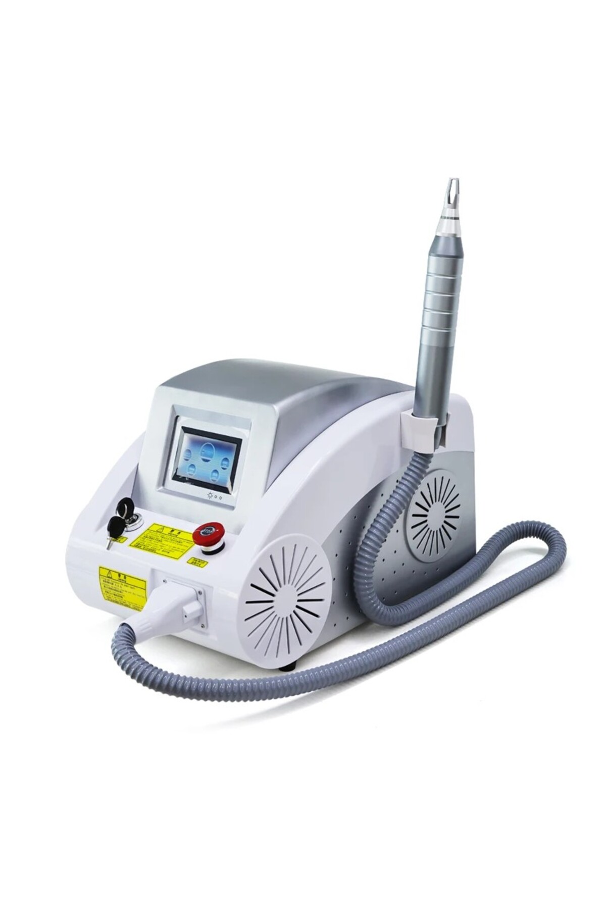 Pro Dövme Silme Aleti Tüy Sarartma Cilt Yenileme Beyazlatma Parlatma Carbon Peeling Tattoo Remover — خاکستری ttrmv1