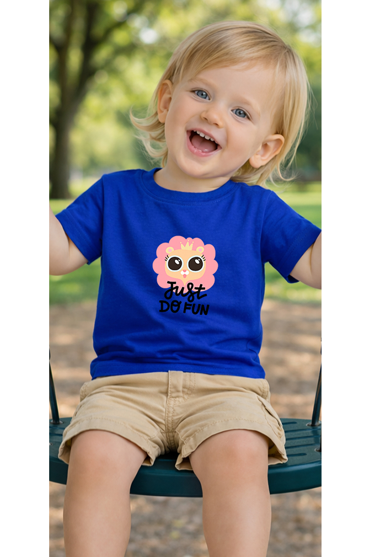 petite pati Mavi Dofun Bebek Tişört %100 Pamuk Penye Çocuk Tshirt Baskılı fotoğrafı 3 (önizleme)