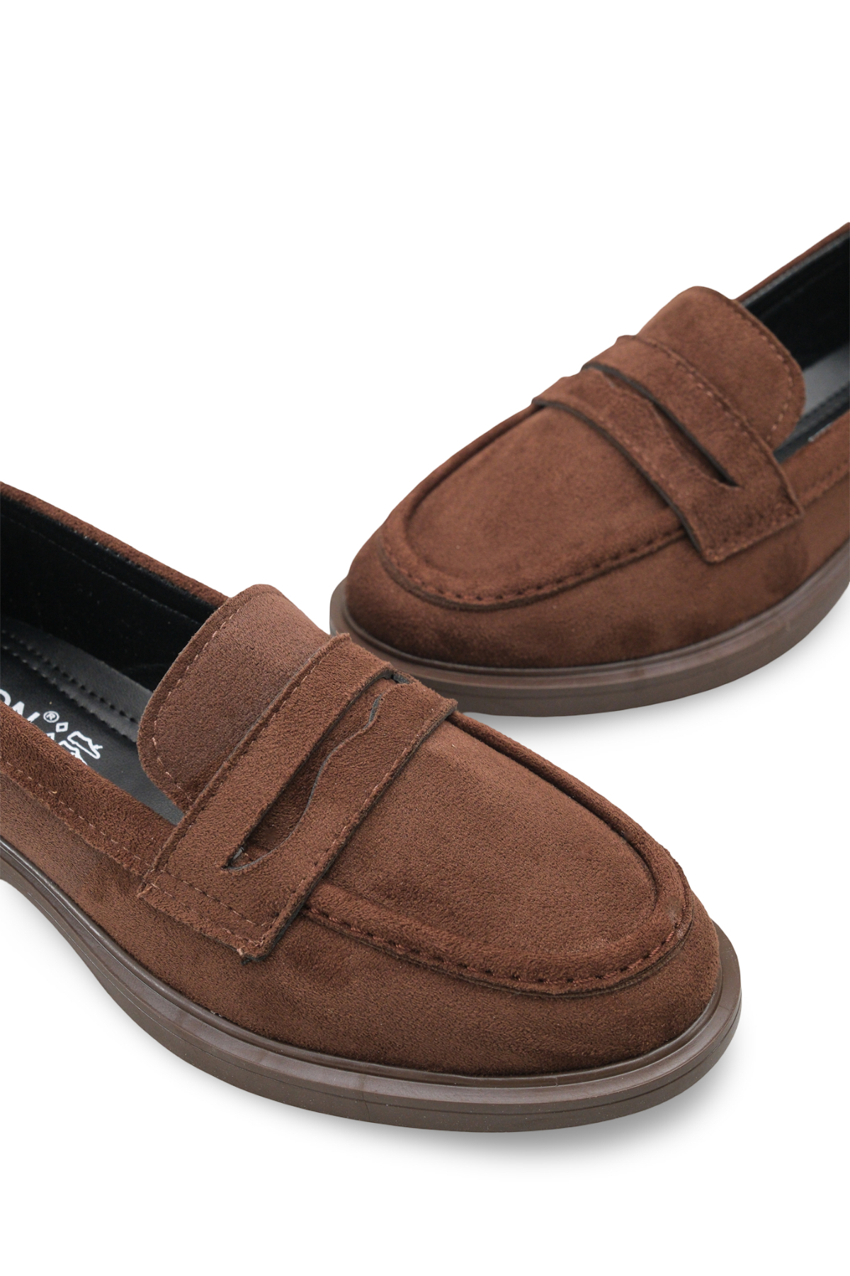 Riccon Mylmadia Kadın Loafer 0012665 Kahverengi Süet görsel 2