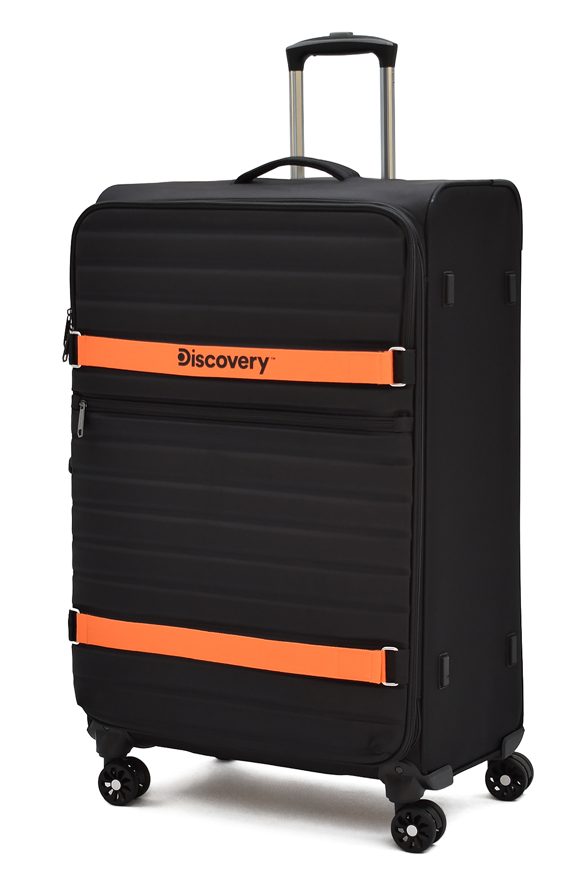 Ultra-Light Silent 8 Wheels Large Volume DSC-720 with Oversized Fabric Suitcase Bellows