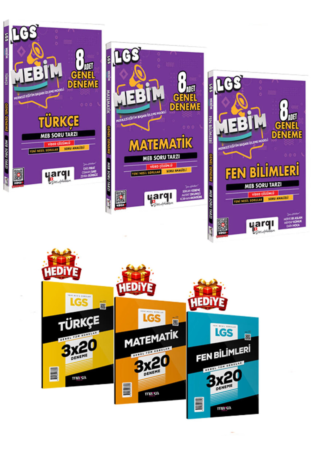 KALS 2020年度　基礎編セット Yargı Yayınları Ders Arkadaşım 8.Sınıf LGS MEBİM Türkçe Matematik