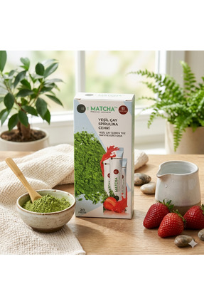 kademgiller Matcha Yeşil Çay Çilekli 20 şase