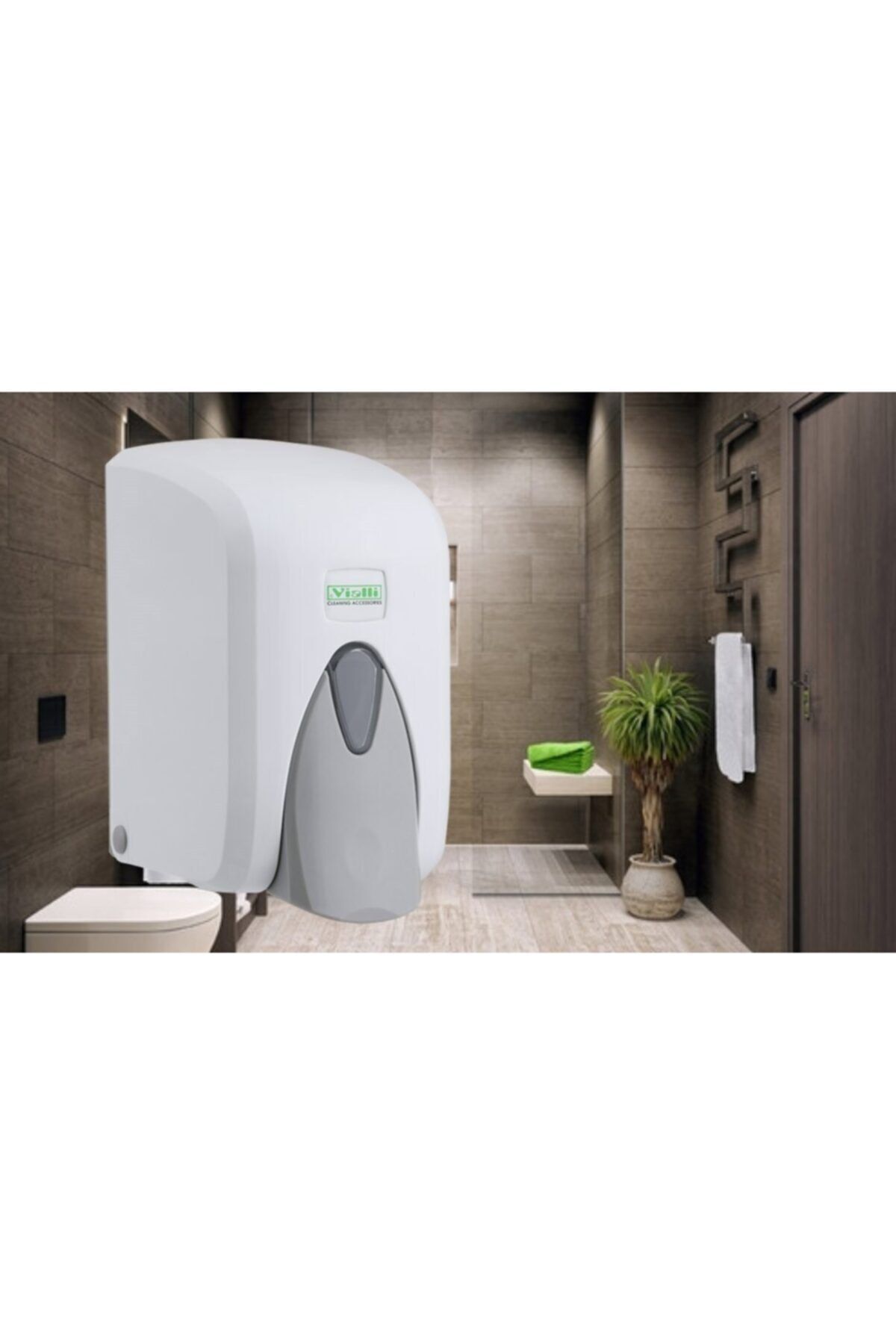 Vialli Foam Soap Dispenser Apparatus with F5 Chamber 500 Ml White