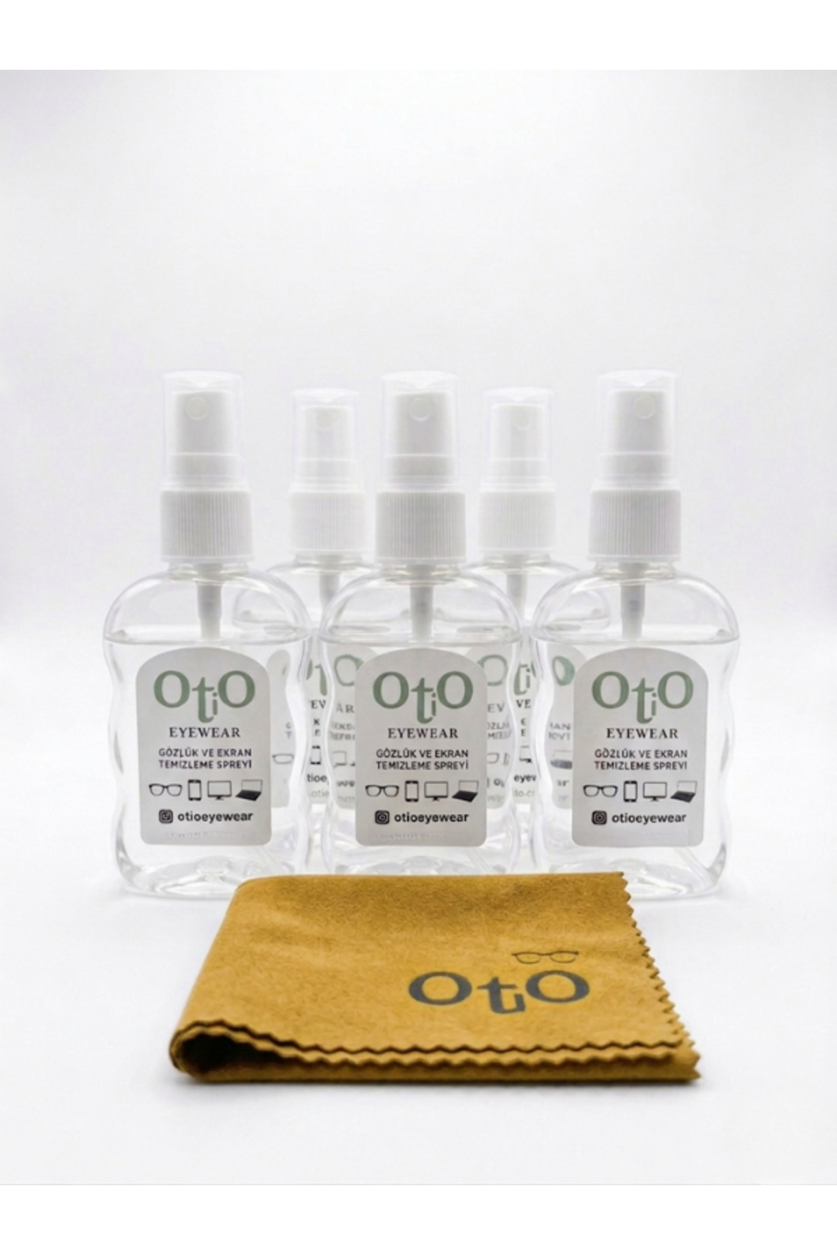 5 Glasses and Screen Cleaning Spray 50 ml 1 Microfiber Cleaning Wipe