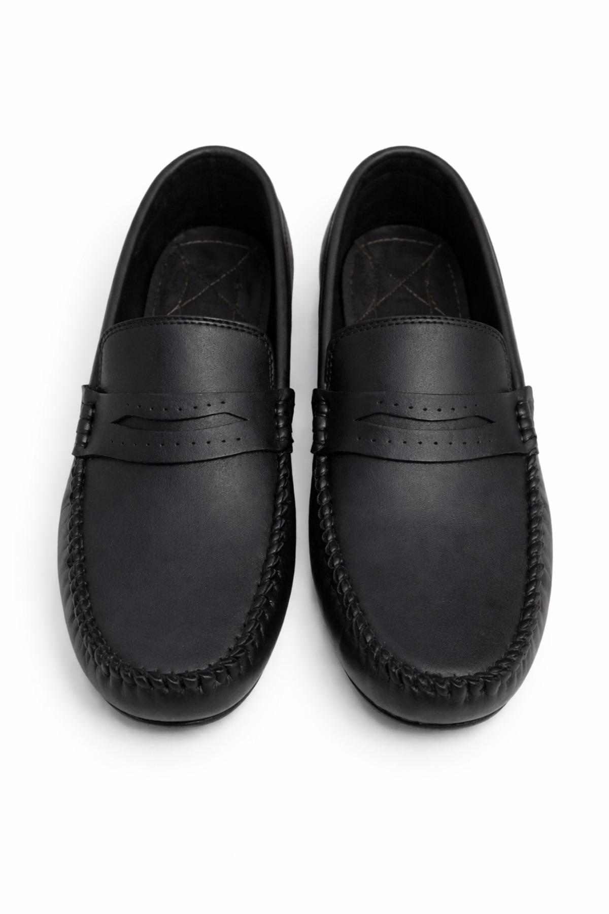 MG  Erkek Siyah Günlük Klasik Loafer Ayakkabı Rahat Taban - Görsel 4