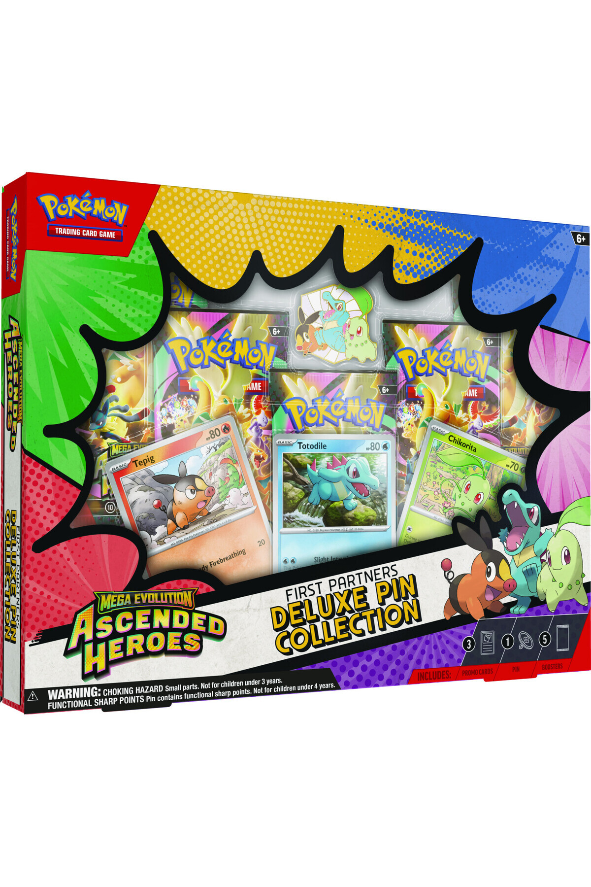 Pokemon Company Pokémon Mega Evolution: Ascended Heroes Deluxe Pin