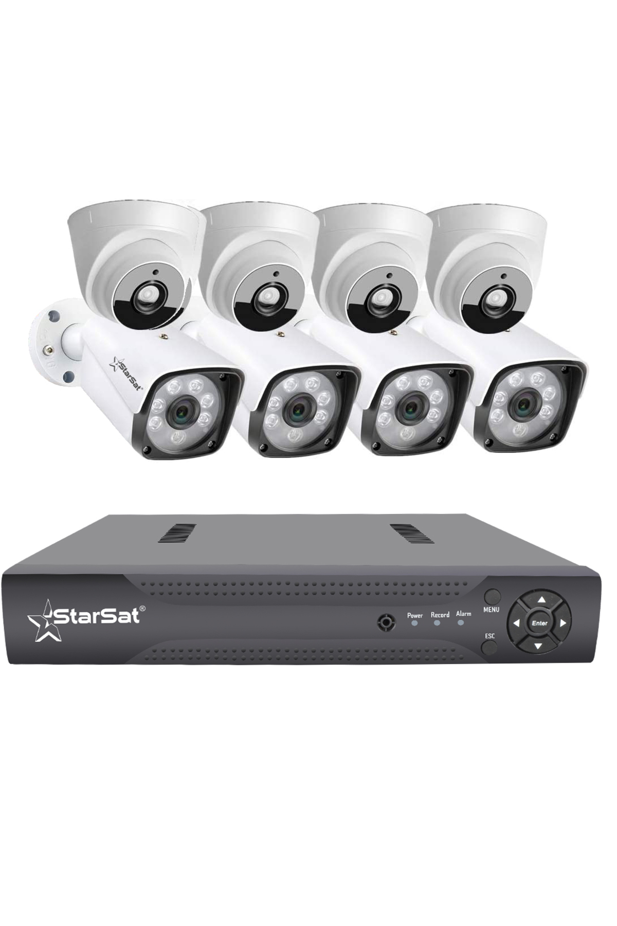STARSAT 8CH AHD Kit | 8-Channel CCTV System by- Trendyol