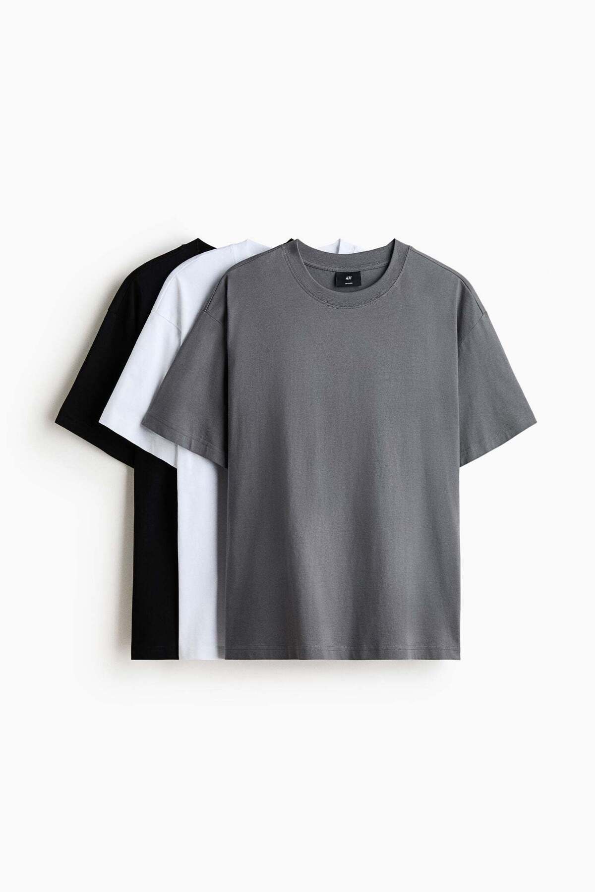 H&M 3-pack Relaxed Fit T-shirts