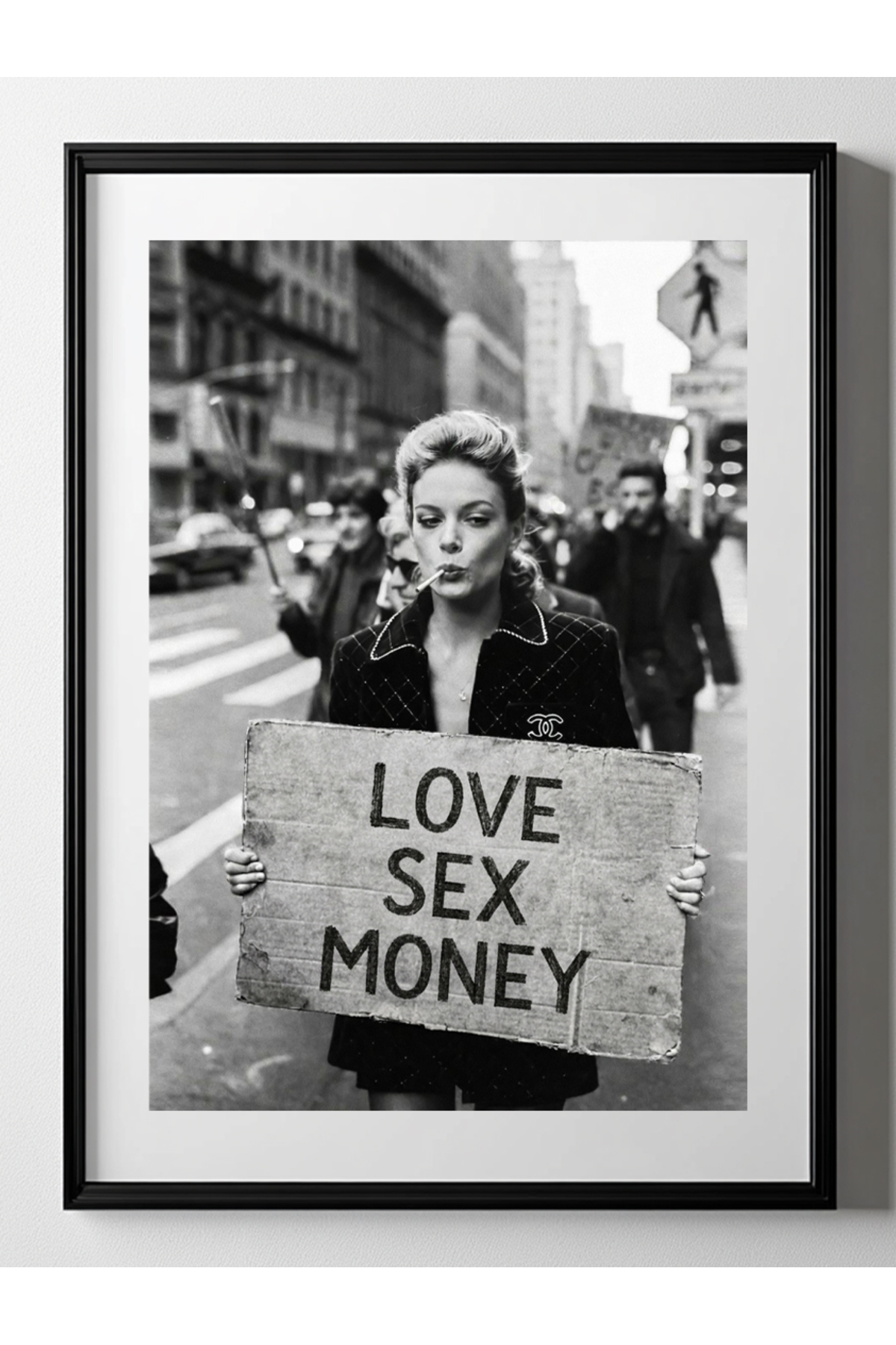 Taranist Poster - Love Money Sex Manifest Şehir Manzarası