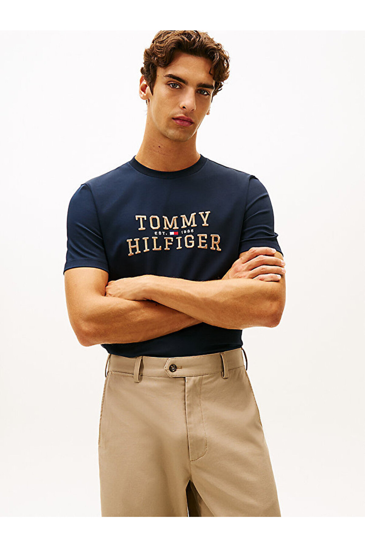 تیشرتمردانهTommy Hilfigerآبی سرمه‌ای