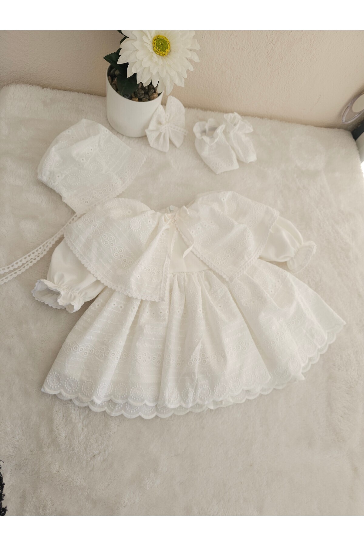 Elwirababyboutiqe fisto pelerin mevlüt seti fotoğrafı 2 (önizleme)
