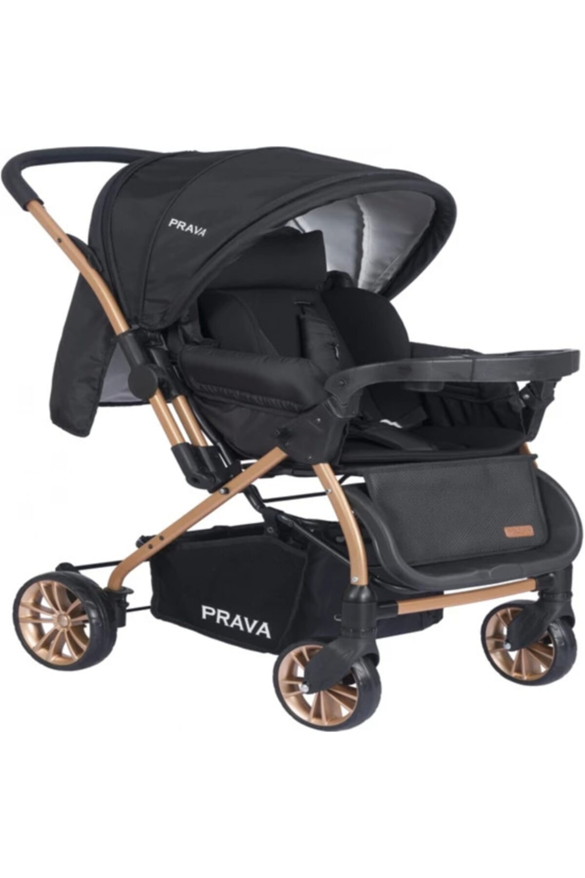 Prava P11 Dream Plus Bebek Arabası Gold Siyah