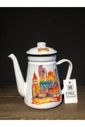 Household Istanbul Desenli Emaye Kahve Demliği 65320001253330